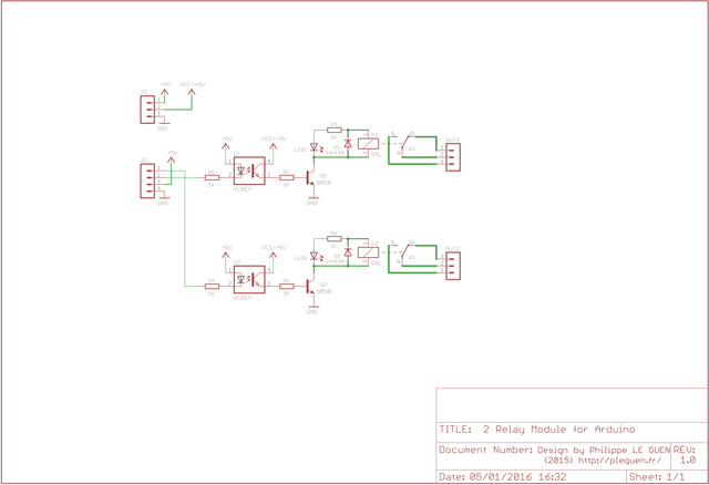 2 Relay Module for Arduino [640x438px]